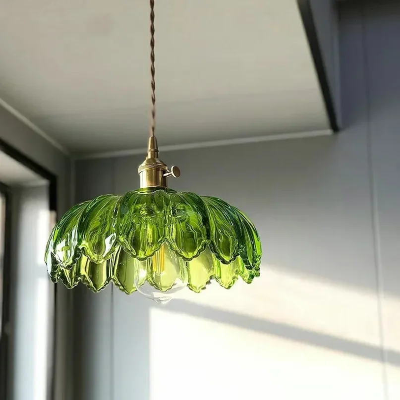 Vintage Brass Glass Pendant Lamps Indoor Lighting Petal Lamp Room Decor Ceiling Pendant Lights Kitchen Restaurant Hanging Lamps
Vintage Brass Glass Pendant Lamps Indoor Lighting Petal Lamp Room Decor Ceiling Pendant Lights Kitchen Restaurant Hanging Lamps