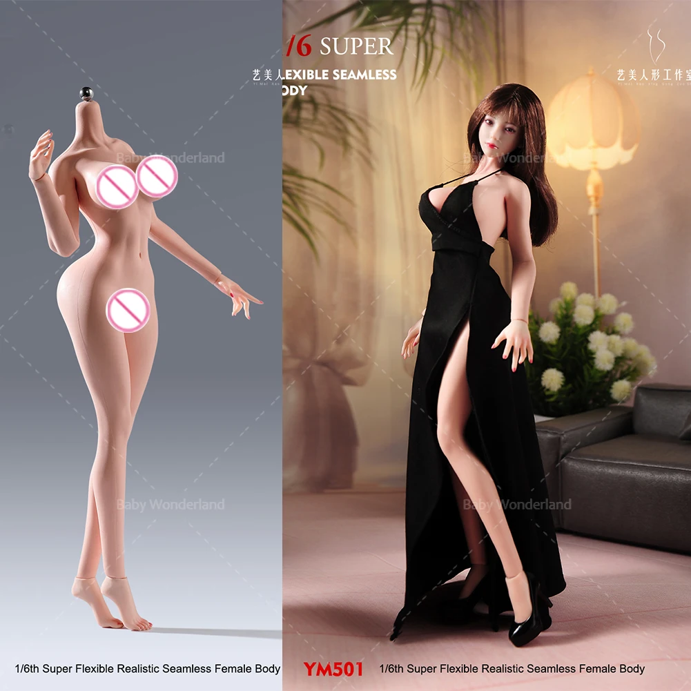 In Stock YM501 1/6 Super Big Breast Slender Waist Seamless Body with physiological details 12'' Female Flexible Action Figure
In Stock YM501 1/6 Super Big Breast Slender Waist Seamless Body with physiological details 12'' Female Flexible Action Figure