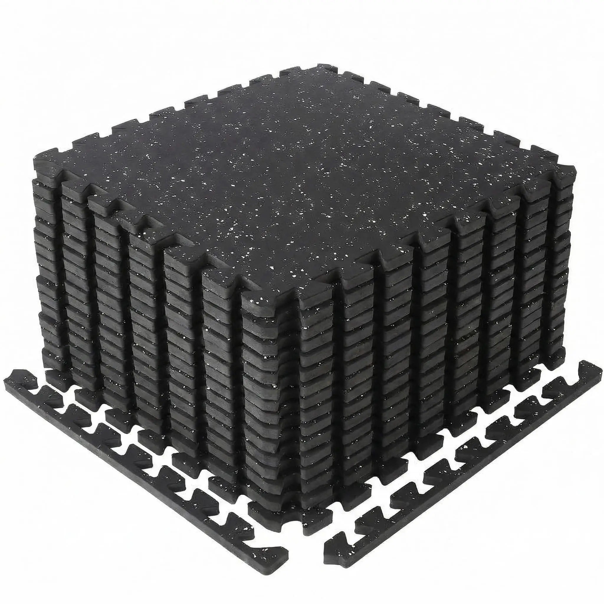Interlocking Puzzle Gym Flooring 12 Tiles 48 Sq Ft Exercise Equipment Mats 0.75in Thick Upgraded Rubber Top With EVA Foam
Interlocking Puzzle Gym Flooring 12 Tiles 48 Sq Ft Exercise Equipment Mats 0.75in Thick Upgraded Rubber Top With EVA Foam