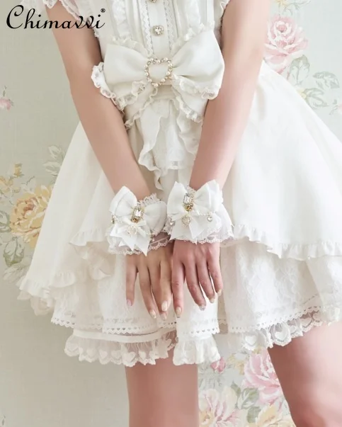 Liz Japanese Hand Sleeve 2025 New Mine Series Mass-produced Lolita Sweet Girl Women's Bow Chain Accessories Bracelet Oversleeve
Liz Japanese Hand Sleeve 2025 New Mine Series Mass-produced Lolita Sweet Girl Women's Bow Chain Accessories Bracelet Oversleeve