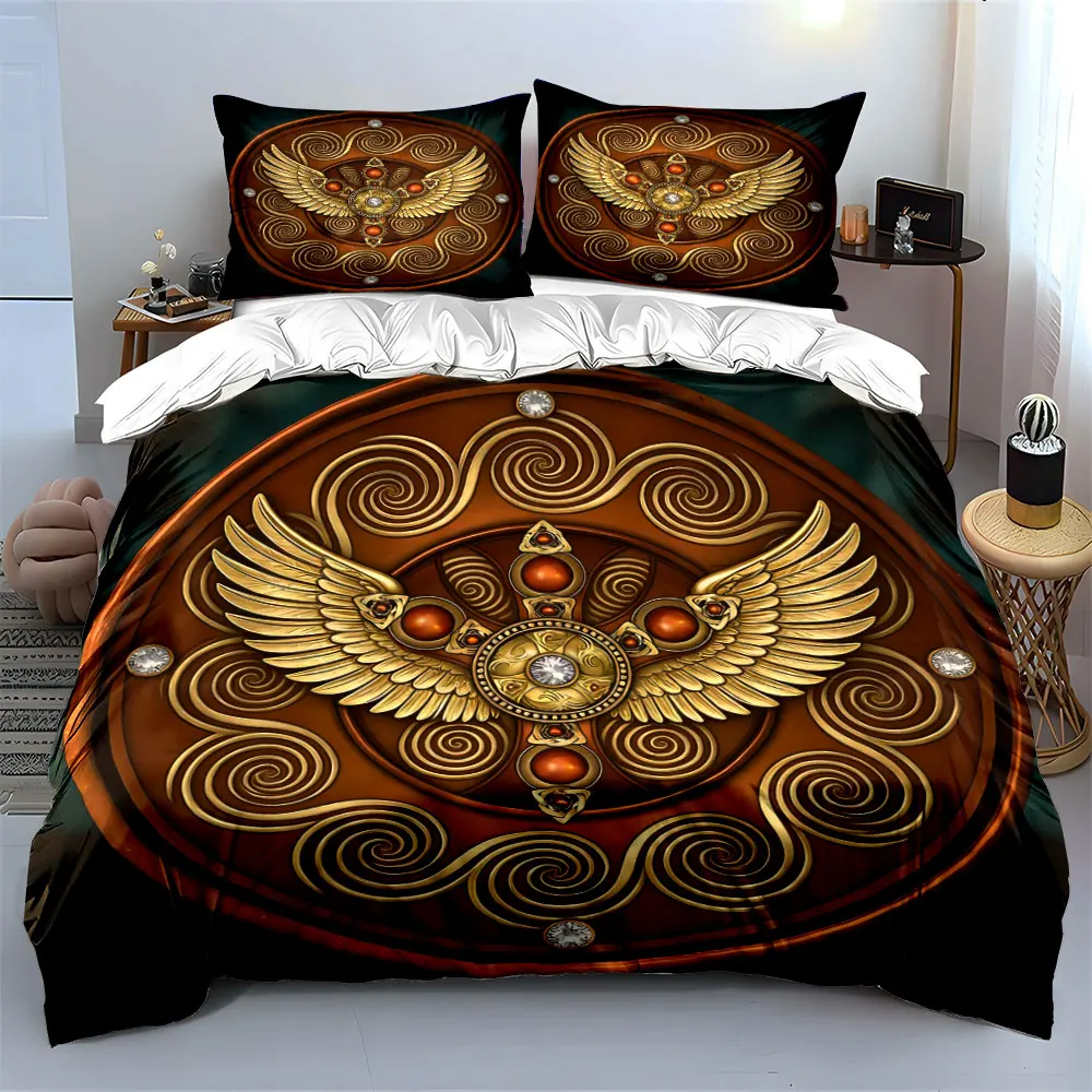 Golden Vintage Decor Set Soft Comfortable Duvet Cover Bedding Set Included 1*Duvet Cover & 2*Pillowcases, gift
Golden Vintage Decor Set Soft Comfortable Duvet Cover Bedding Set Included 1*Duvet Cover & 2*Pillowcases, gift