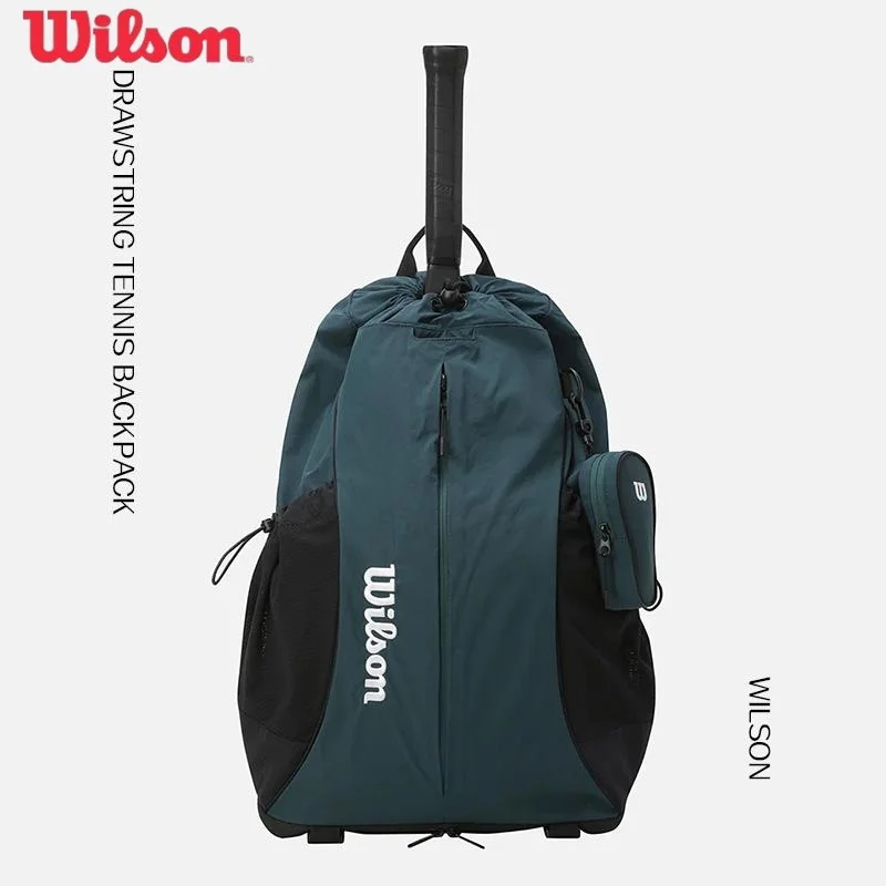 Wilson 2025 Новая сумка для теннисных ракеток, большой вместительный спортивный рюкзак на шнурке с мини-карманной независимой сумкой для обуви
Wilson 2025 Новая сумка для теннисных ракеток, большой вместительный спортивный рюкзак на шнурке с мини-карманной независимой сумкой для обуви