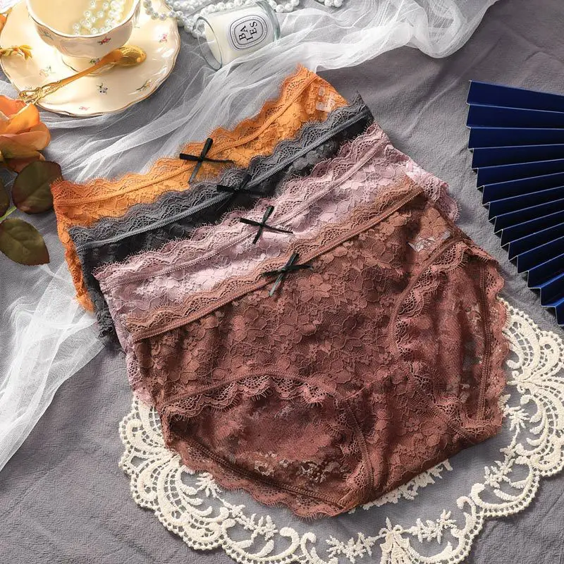 Women's Panties Set Sexy Intimate Lingerie Lace Nylon Erotic Bow Knot Ice Silk Summer Ultra Thin Hollow Low Waist Briefs
Women's Panties Set Sexy Intimate Lingerie Lace Nylon Erotic Bow Knot Ice Silk Summer Ultra Thin Hollow Low Waist Briefs