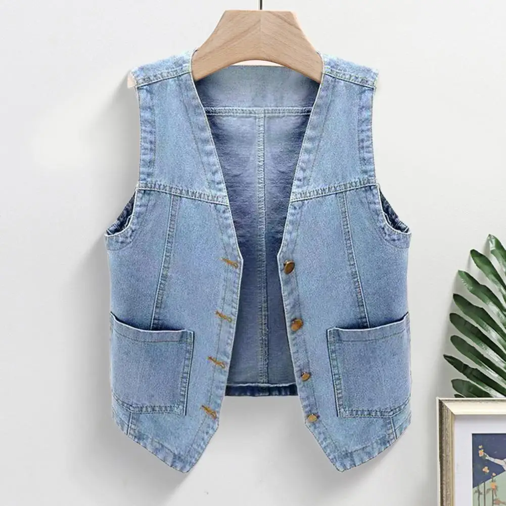 Women's Denim Vest 2025 Spring Summer New Style Washing Ripped Sleeveless Jacket Versatile Slimming Effect
Women's Denim Vest 2025 Spring Summer New Style Washing Ripped Sleeveless Jacket Versatile Slimming Effect