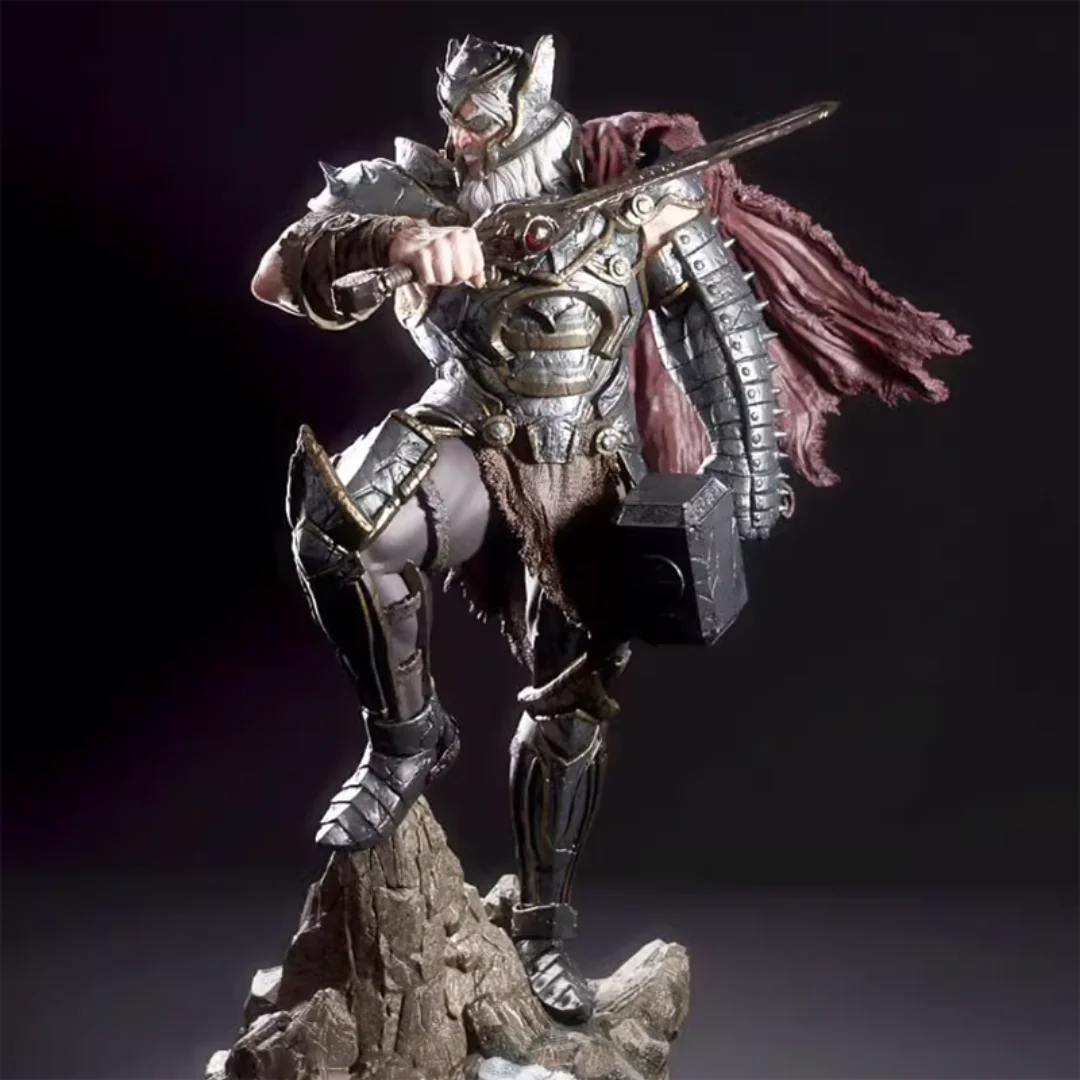 A cloaked warrior holding a hammer and sword DIY Resin Figures Model Kit 1/24 Scale Unpainted Unassembled 3D Toy
A cloaked warrior holding a hammer and sword DIY Resin Figures Model Kit 1/24 Scale Unpainted Unassembled 3D Toy 