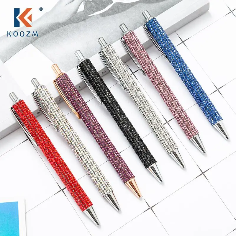 Press Metal Ballpoint Pens Diamond Multi-color Gift Pen Creative Office Supplies
Press Metal Ballpoint Pens Diamond Multi-color Gift Pen Creative Office Supplies