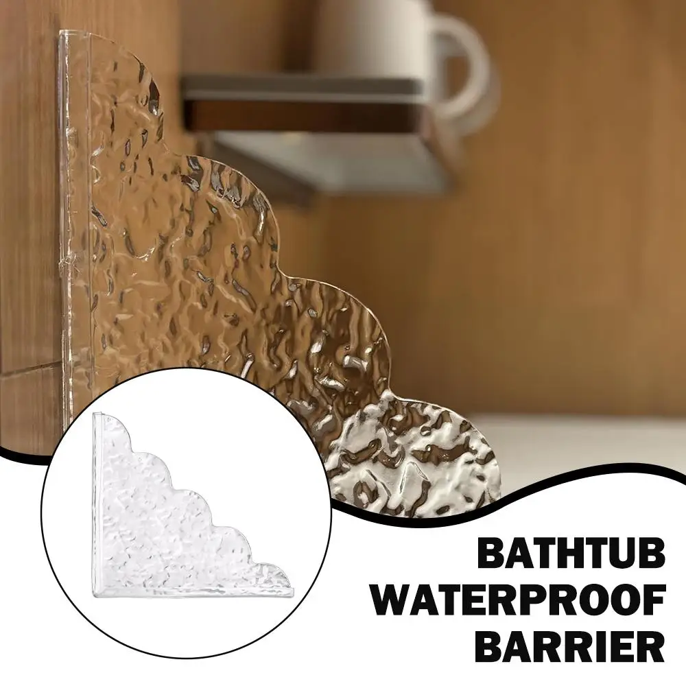 Self- Adhesive Acrylic Shower Guards With Silicone To Waterproof Guards Water Install Base Bathtub Transparent Easy W5J4
Self- Adhesive Acrylic Shower Guards With Silicone To Waterproof Guards Water Install Base Bathtub Transparent Easy W5J4
