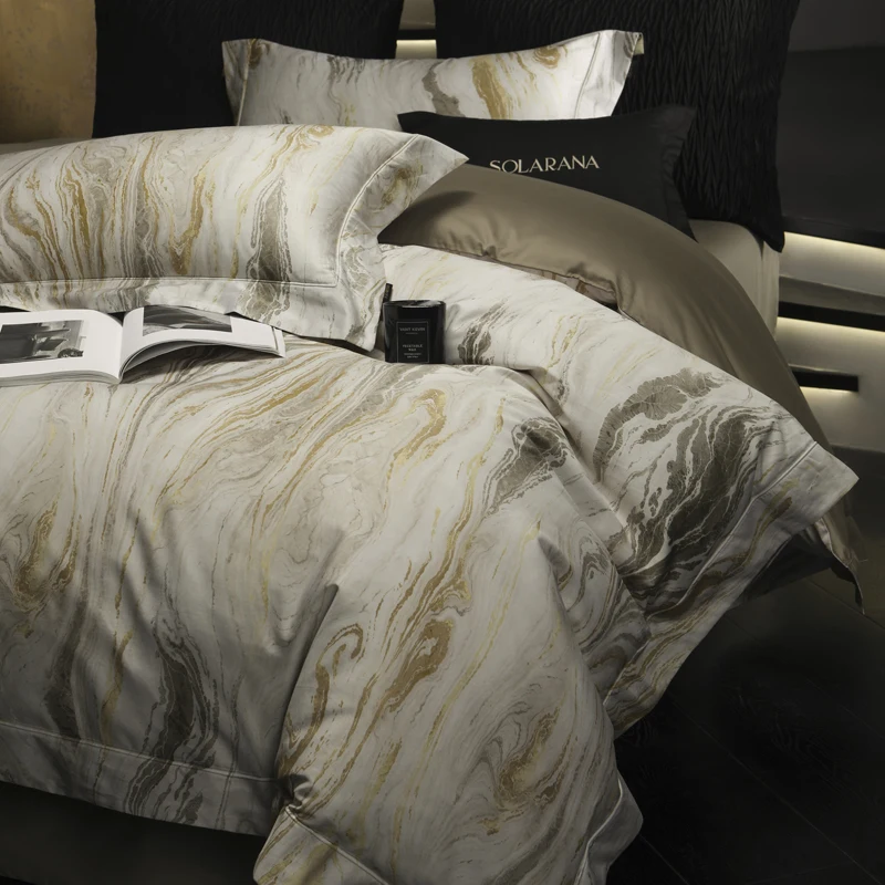 20-Tead Count Long-Staple Cotton Satin Quilt Cover Set Soft Skin-Friendly Digital Printing Bedding Accories
20-Tead Count Long-Staple Cotton Satin Quilt Cover Set Soft Skin-Friendly Digital Printing Bedding Accories