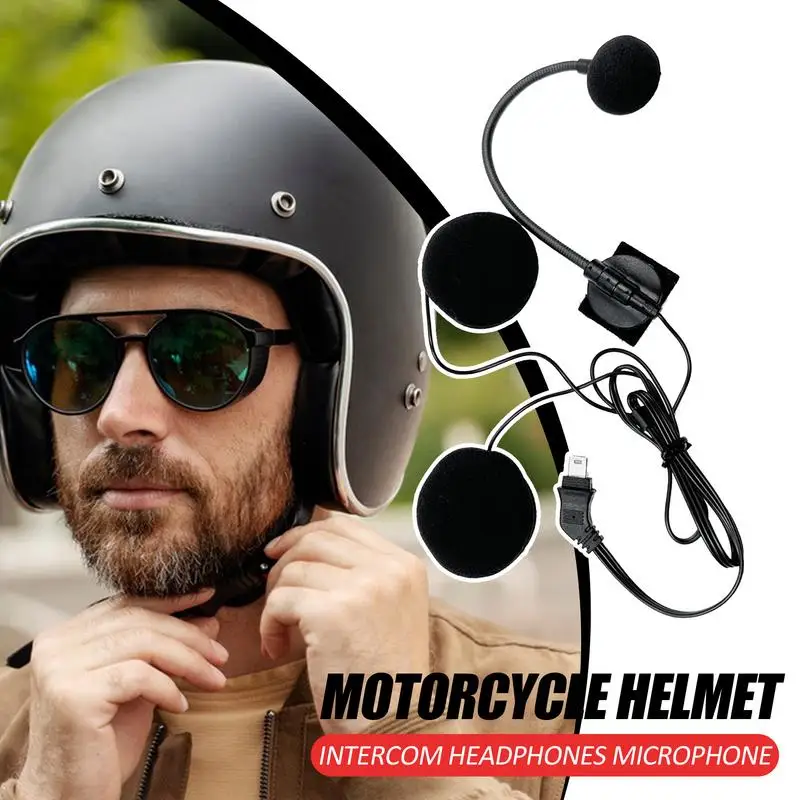 Headphone Microphone For Motorcycle Helmet Intercom Headset Communication Microphone Noise Cancelling Audio System 10 Pin
Headphone Microphone For Motorcycle Helmet Intercom Headset Communication Microphone Noise Cancelling Audio System 10 Pin
