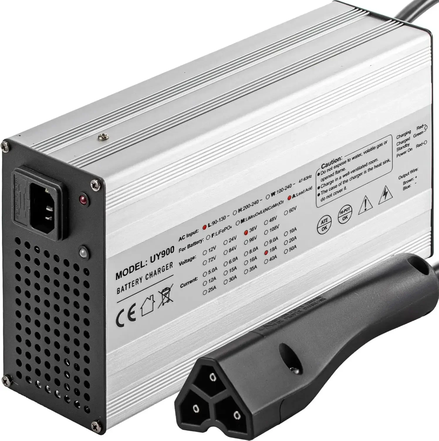 Golf Cart Battery Charger 48V Club Car Charger 15A Golf Cart Electric Charger with RXV Plug
Golf Cart Battery Charger 48V Club Car Charger 15A Golf Cart Electric Charger with RXV Plug