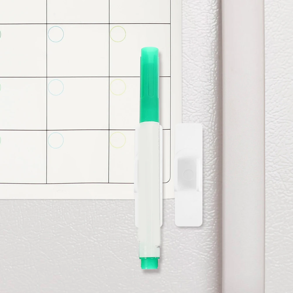 10pcs Adhesive Pen Holder Clips Whiteboard Marker Fixing Plastic Pen Holder Clip Clamps Desk Office Supplies Plastic Material
10pcs Adhesive Pen Holder Clips Whiteboard Marker Fixing Plastic Pen Holder Clip Clamps Desk Office Supplies Plastic Material