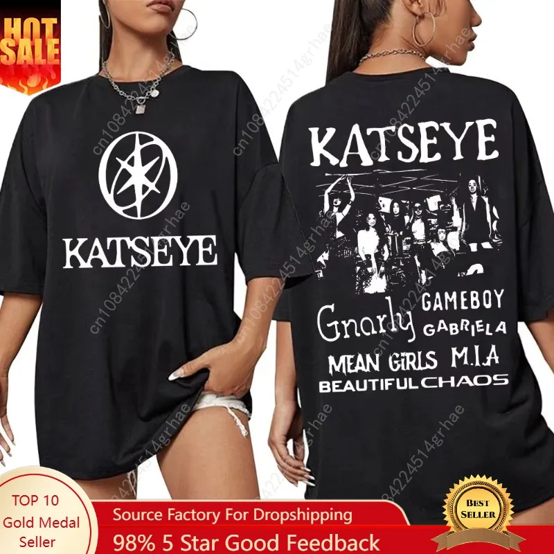Kpop Katseye Beautiful Chaos Graphic T Shirts Fashion Men Women O-Neck Short Sleeve Oversized Cotton Casual T-shirts Streetwear
Kpop Katseye Beautiful Chaos Graphic T Shirts Fashion Men Women O-Neck Short Sleeve Oversized Cotton Casual T-shirts Streetwear