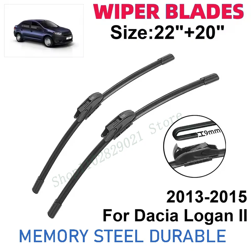 2PCS Wiper Blades Set Kit For Dacia Logan II 2013-2015 Front Windshield Brushes Windscreen Window Accessories
2PCS Wiper Blades Set Kit For Dacia Logan II 2013-2015 Front Windshield Brushes Windscreen Window Accessories