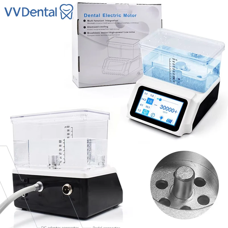 VVDental Dental LED Brushless Electric Micro Motor With Water Tank and Handpiece Internal Spray 2/4 Holes Dentistry Tools
VVDental Dental LED Brushless Electric Micro Motor With Water Tank and Handpiece Internal Spray 2/4 Holes Dentistry Tools