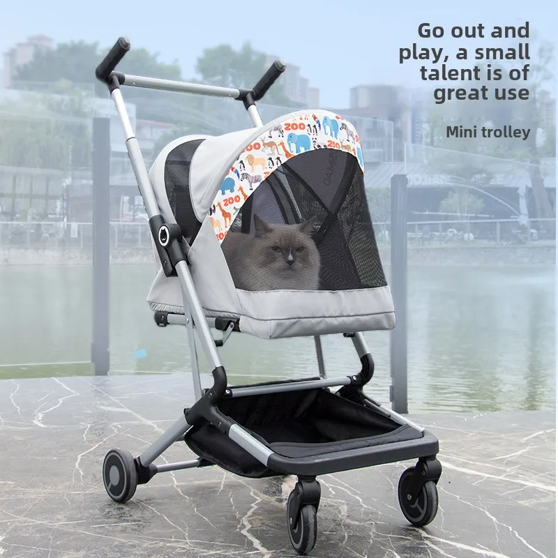Ultra-Light Portable Pet Stroller, Foldable for Small/Medium Dogs & Cats, Spacious, Ideal for Outdoor Use
Ultra-Light Portable Pet Stroller, Foldable for Small/Medium Dogs & Cats, Spacious, Ideal for Outdoor Use