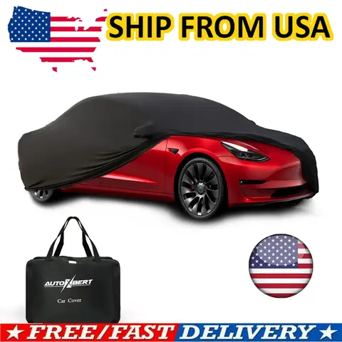 Car Cover Outdoor Indoor UV Dust Proof Resistant Protection For Tesla Model Y 3
