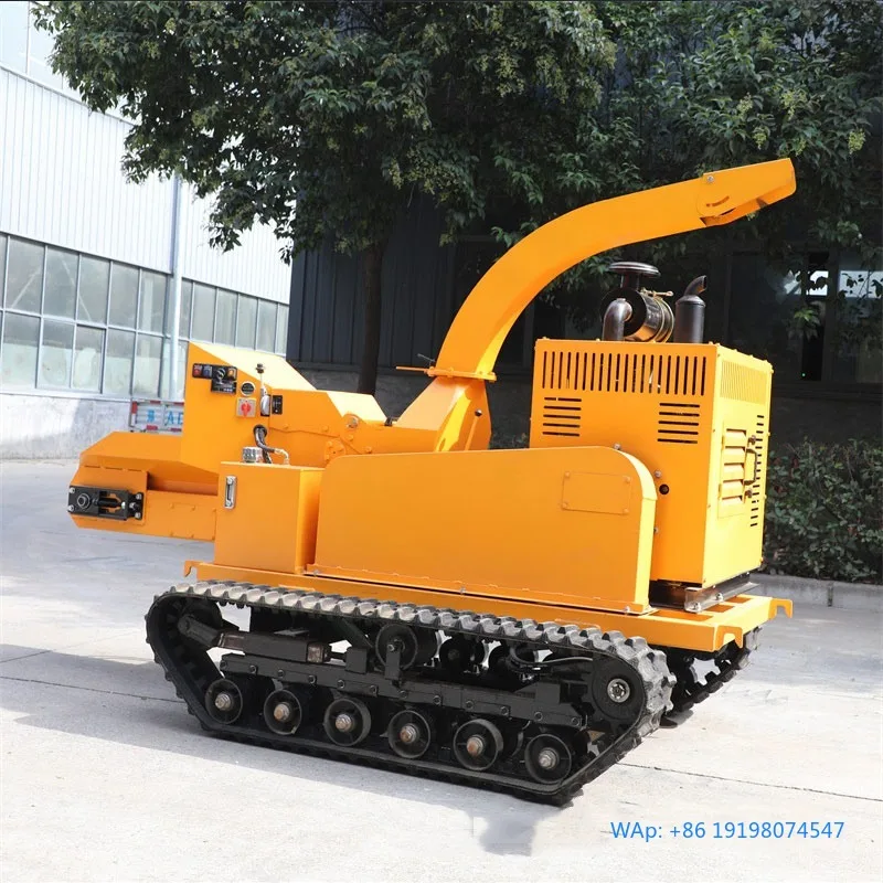 Remote Control Mini Wood Chipper Crawler Wheel Type Forestry Wood Shredding Machine
Remote Control Mini Wood Chipper Crawler Wheel Type Forestry Wood Shredding Machine