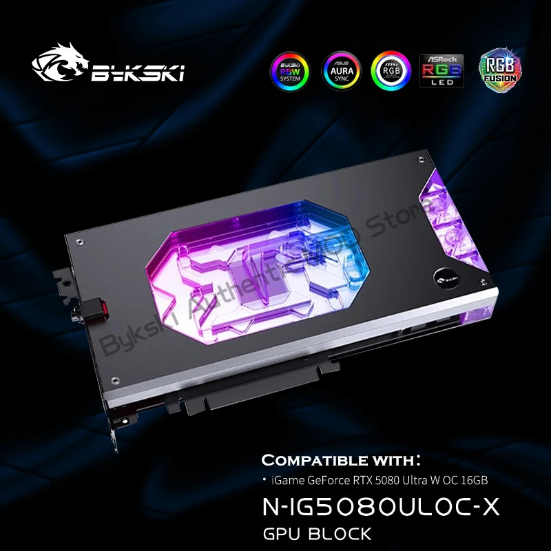 Bykski N-IG5080ULOC-X, водяной блок графического процессора для видеокарты iGame RTX5080 Ultra W OC 16 ГБ водяной кулер, 5 В ARGB SYNC
Bykski N-IG5080ULOC-X, водяной блок графического процессора для видеокарты iGame RTX5080 Ultra W OC 16 ГБ водяной кулер, 5 В ARGB SYNC