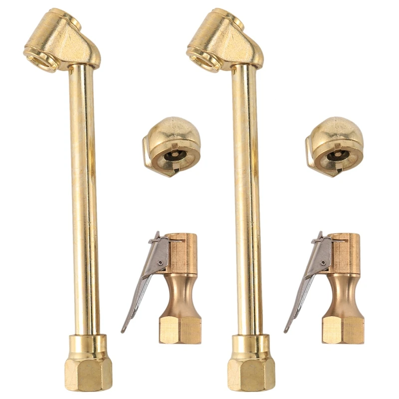 6 Pack Heavy Duty Brass Air Chuck Set, 1/4 Inch Brass Air Chuck For Tire Inflator Gauge Compressor Accessories
6 Pack Heavy Duty Brass Air Chuck Set, 1/4 Inch Brass Air Chuck For Tire Inflator Gauge Compressor Accessories