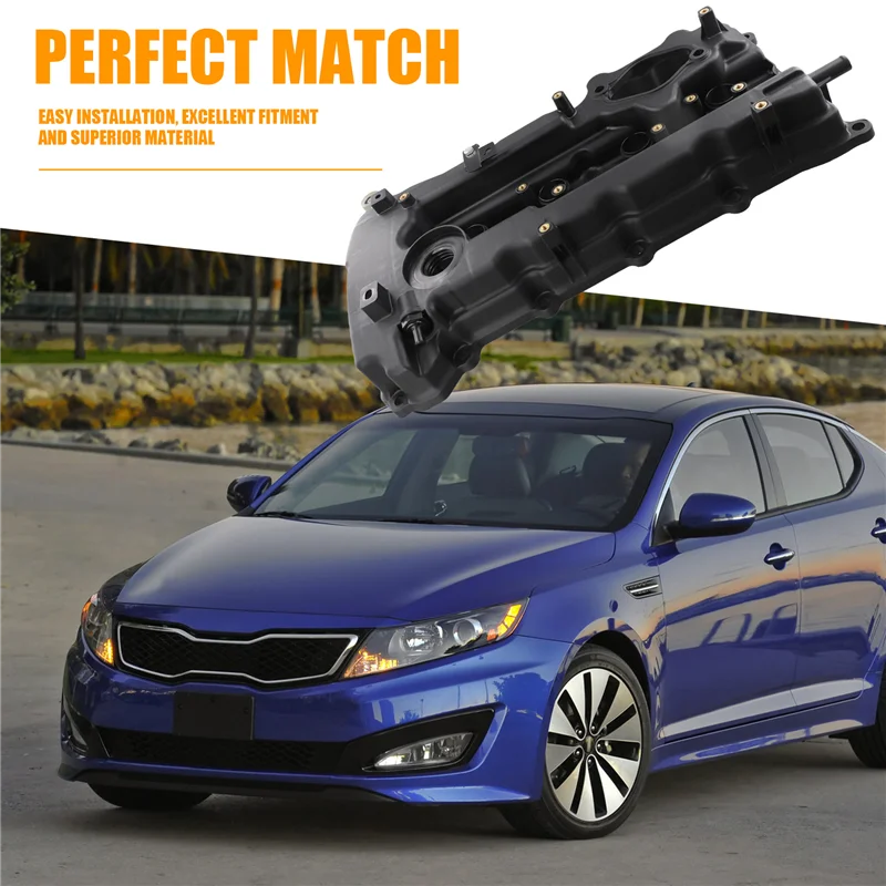 Car Valve Cover & Gasket W/Cap 224102G710 For Tucson Optima Sorento Sportage 2011-2016
Car Valve Cover & Gasket W/Cap 224102G710 For Tucson Optima Sorento Sportage 2011-2016