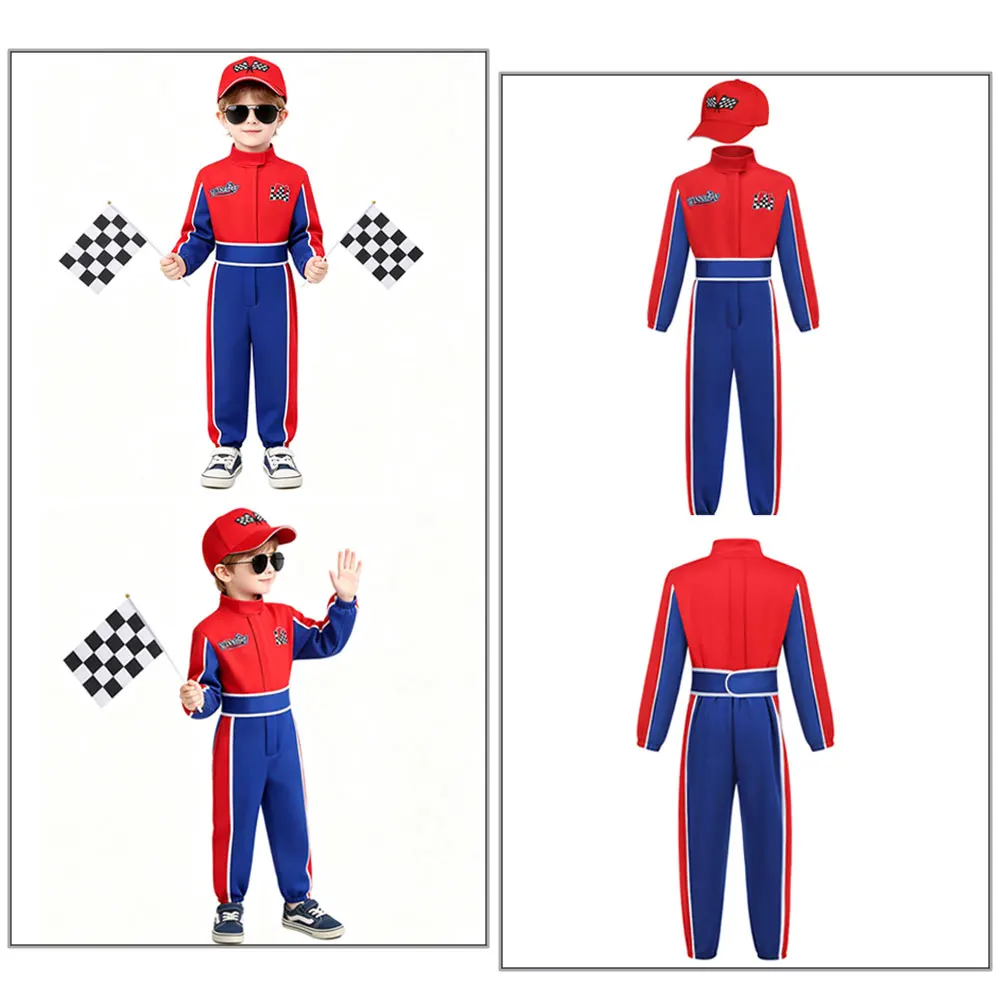 Halloween Racer Cosplay Racing Costume Carnival Kids Fireman Career Policeman Pilot Jumpsuit Firefighter Kids Boys Costumes
Halloween Racer Cosplay Racing Costume Carnival Kids Fireman Career Policeman Pilot Jumpsuit Firefighter Kids Boys Costumes