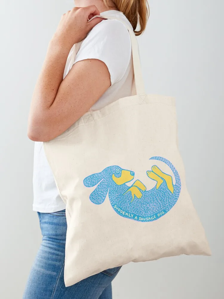 Suddenly a Sausage Dog Tote Bag Handbags women foldable reusable bag large size bags
Suddenly a Sausage Dog Tote Bag Handbags women foldable reusable bag large size bags