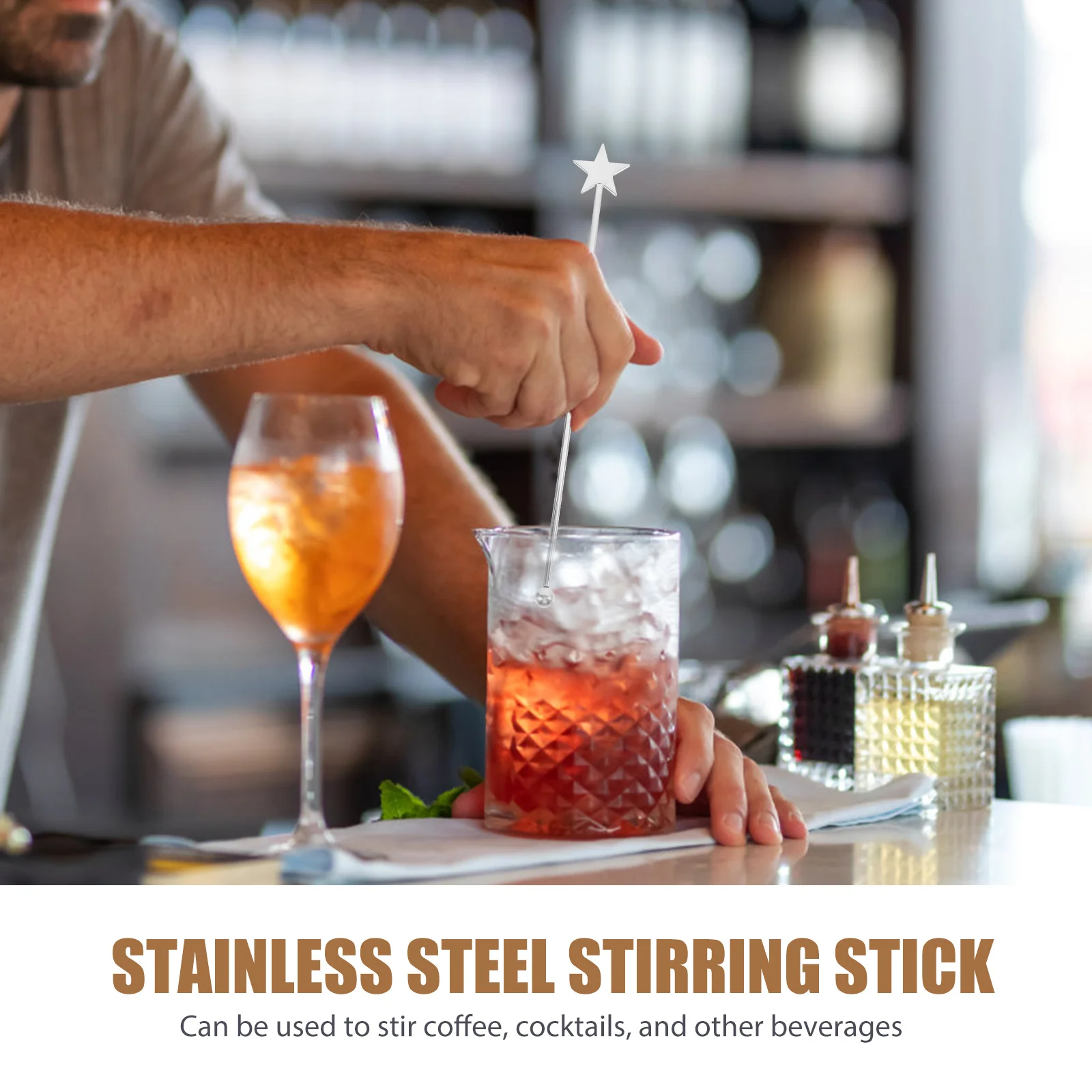 5Pcs Stainless Steel Swizzle Sticks Multi-Functional Beverage Stirring Rods for Cocktails Desserts Milk Juice Smooth Mixing
5Pcs Stainless Steel Swizzle Sticks Multi-Functional Beverage Stirring Rods for Cocktails Desserts Milk Juice Smooth Mixing