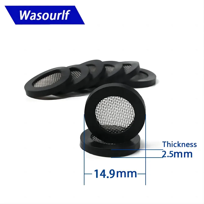WASOURLF 100 PCS 14.9mm Shower Head Mesh Shower Rubber Gasket 304 Stainless Steel Filter Sealer Bathroom Accessories Wholesale
WASOURLF 100 PCS 14.9mm Shower Head Mesh Shower Rubber Gasket 304 Stainless Steel Filter Sealer Bathroom Accessories Wholesale