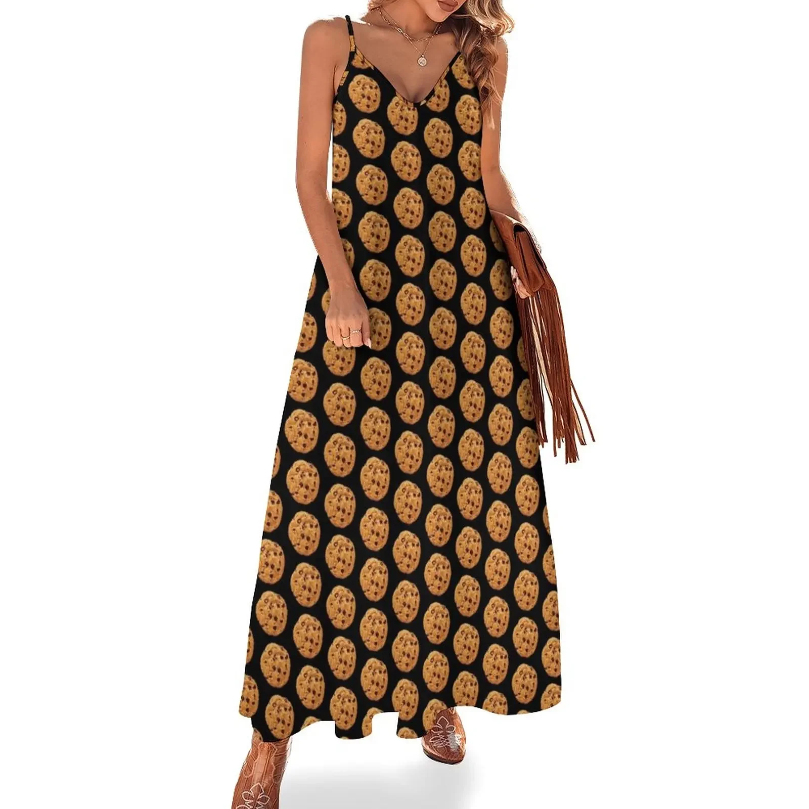 Chocolate Chip Sweet Cookie Sleeveless Dress Women dresses summer elegant women's dresses sale
Chocolate Chip Sweet Cookie Sleeveless Dress Women dresses summer elegant women's dresses sale