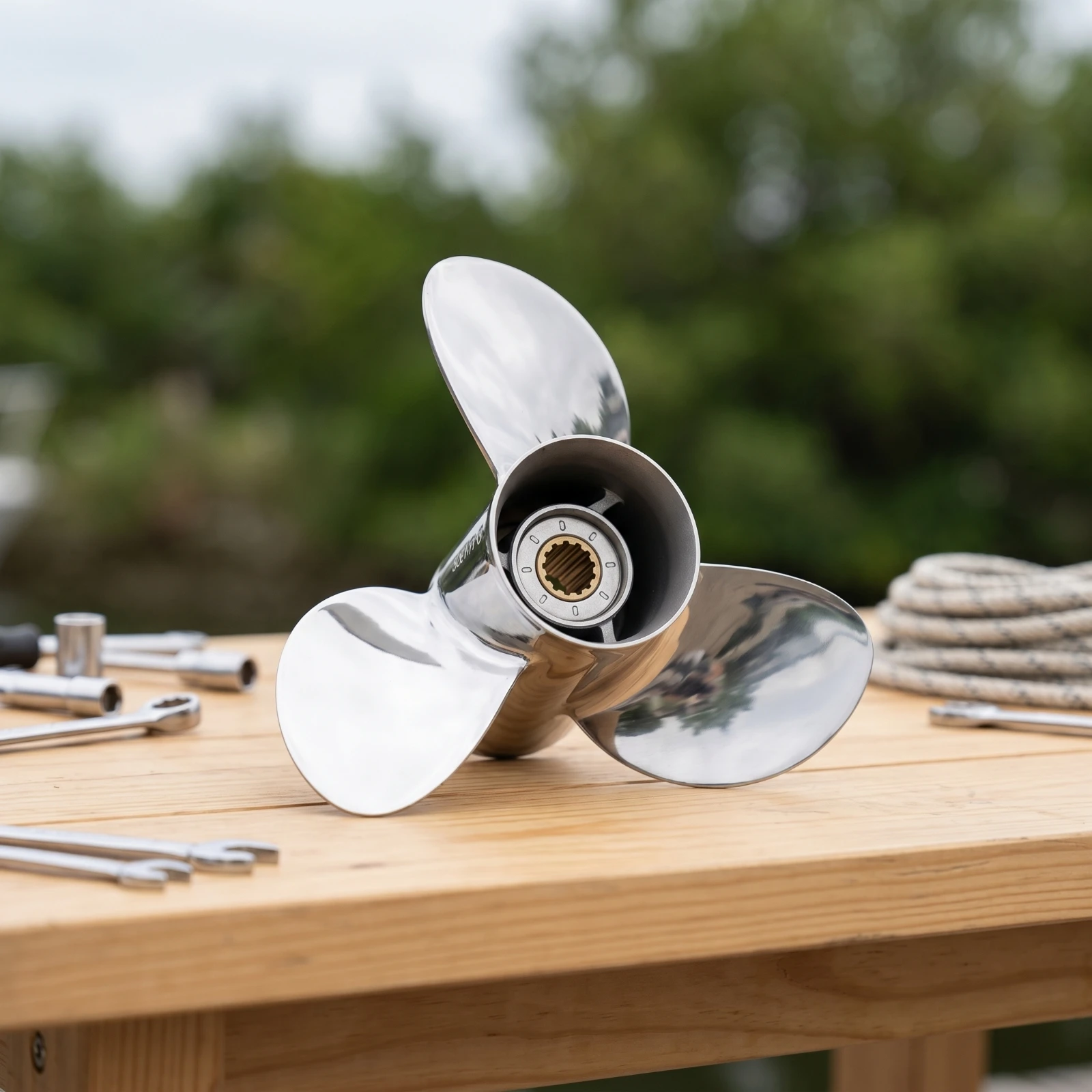 Fiable Stainless Steel Boat Propeller Replacement with Splined Hub Easy to Install for Suzuki Outboard Motors
Fiable Stainless Steel Boat Propeller Replacement with Splined Hub Easy to Install for Suzuki Outboard Motors
