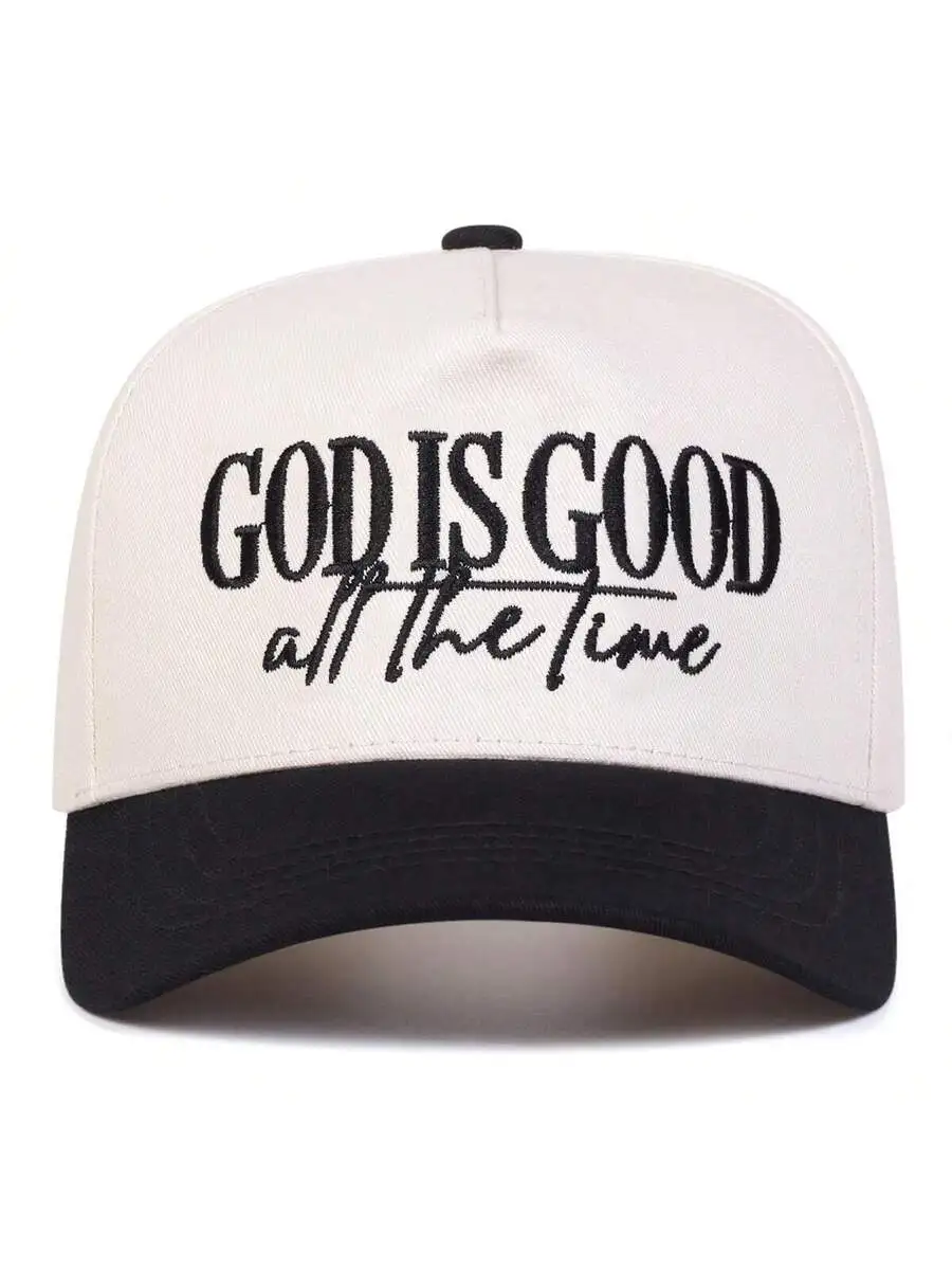 Men God Is Good All The Time Embroidered Baseball Cap Adjustable Outdoor Sun Protection Hat
Men God Is Good All The Time Embroidered Baseball Cap Adjustable Outdoor Sun Protection Hat