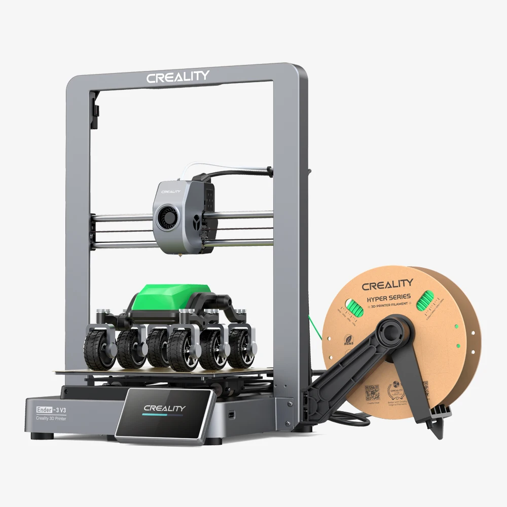 CREALITY Ender-3 V3 3D Printer 600mm/s Max Printing Speed CoreXZ Motion System All Metal Dual Z-Axis Build Self-Check
CREALITY Ender-3 V3 3D Printer 600mm/s Max Printing Speed CoreXZ Motion System All Metal Dual Z-Axis Build Self-Check