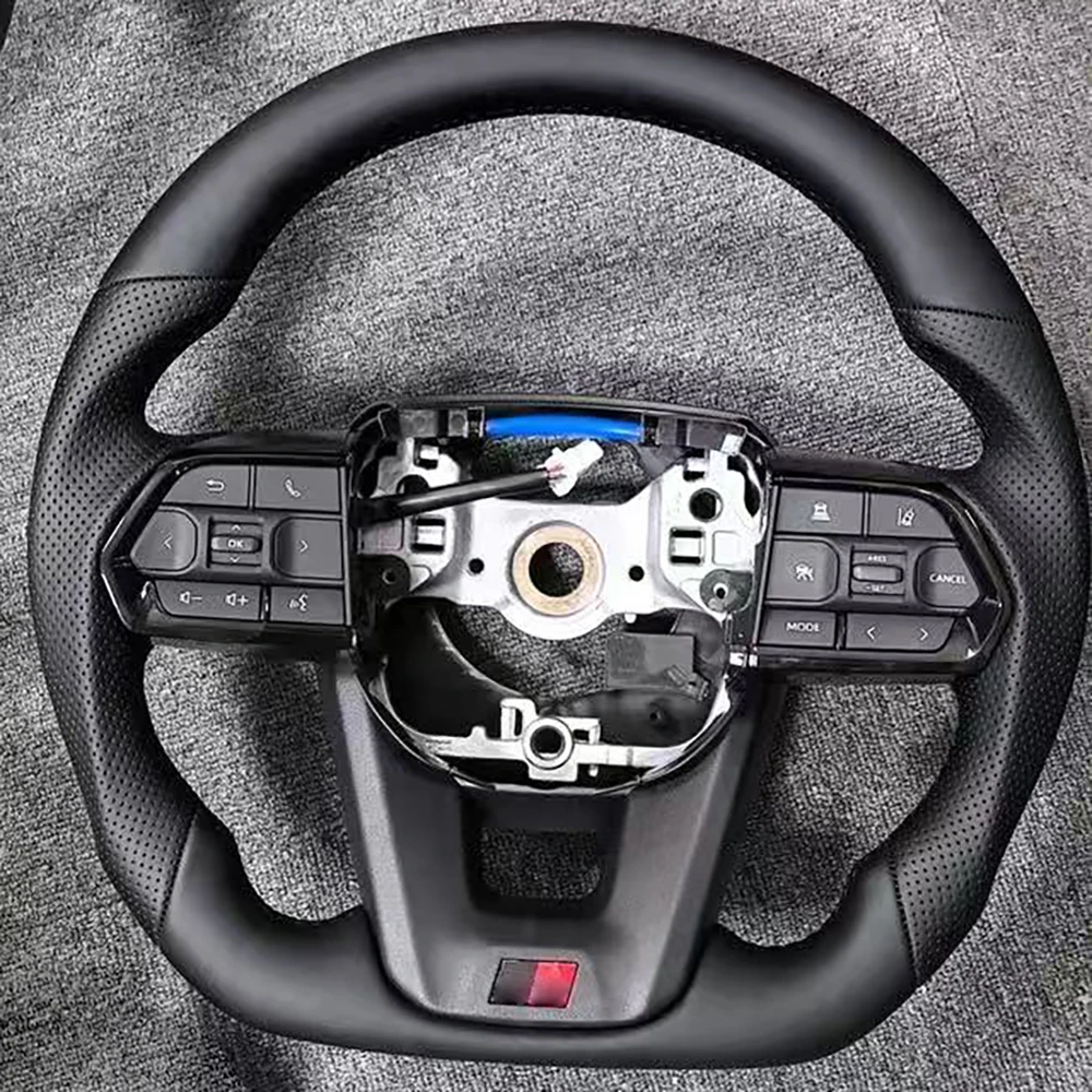 For Toyota Overlord Perforated Leather Steering Wheel Latest LC300 For Toyota Prado Land Patrol Elfa 20/ 30 Series Assembly
For Toyota Overlord Perforated Leather Steering Wheel Latest LC300 For Toyota Prado Land Patrol Elfa 20/ 30 Series Assembly