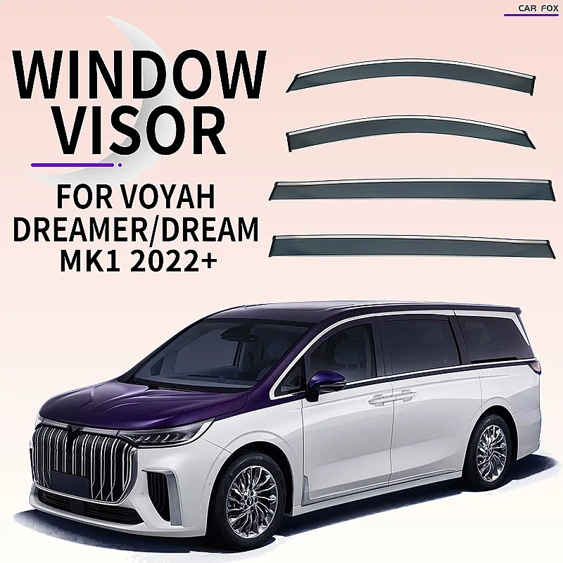 For VOYAH Dreamer Dream 2022+ Car Window Visor Rain Sun Shade Awning Side Windshield Auto Accessories
For VOYAH Dreamer Dream 2022+ Car Window Visor Rain Sun Shade Awning Side Windshield Auto Accessories