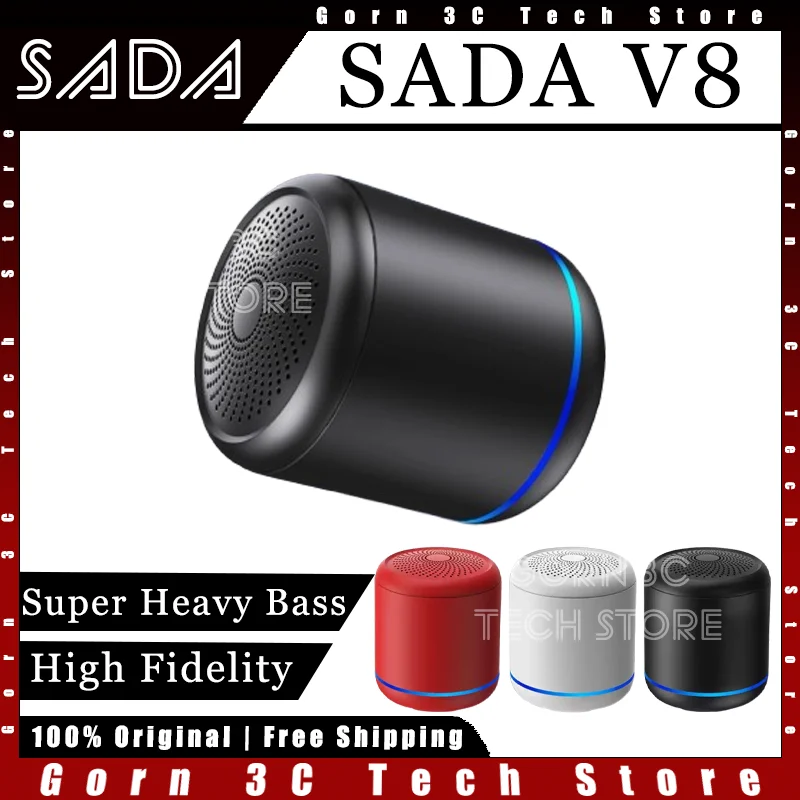 SADA V8 Wireless Speaker 5W High Power Bluetooth 5.0 High Fidelity Super Heavy Bass Surround Sound Outdoor Customized Subwoofer
SADA V8 Wireless Speaker 5W High Power Bluetooth 5.0 High Fidelity Super Heavy Bass Surround Sound Outdoor Customized Subwoofer