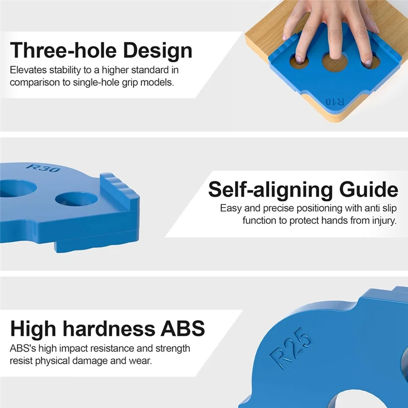 【НОВИНКА】Шаблоны фрезерного станка Radius Jig, 4 шт., шаблоны для фрезерования углового радиуса, высокая твердость ABS + фрезерный станок с ЧПУ с закругленными углами, фрезерный станок Du
【НОВИНКА】Шаблоны фрезерного станка Radius Jig, 4 шт., шаблоны для фрезерования углового радиуса, высокая твердость ABS + фрезерный станок с ЧПУ с закругленными углами, фрезерный станок Du