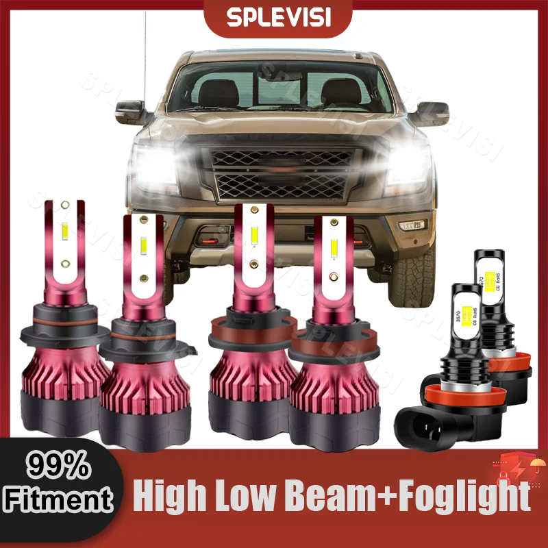 48000LM High Low Beam 9005+H11 Fog Lamp H11 Collocation Kit For Nissan Titan 2017 2018 2019 2020 2021 For Nissan Titan XD 2019
48000LM High Low Beam 9005+H11 Fog Lamp H11 Collocation Kit For Nissan Titan 2017 2018 2019 2020 2021 For Nissan Titan XD 2019