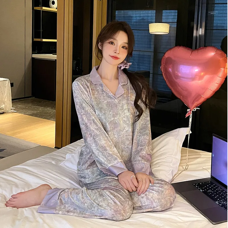 Pajama Sets Emo Women Woven Twill Pyjamas Long Sleeve Button Top Full Length Winter Durable Comfortable Warm Cozy Soft Casual OL
Pajama Sets Emo Women Woven Twill Pyjamas Long Sleeve Button Top Full Length Winter Durable Comfortable Warm Cozy Soft Casual OL