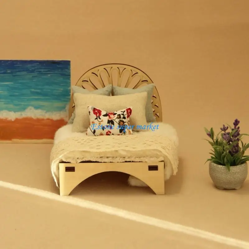 090B Double Bed Model House Bed 1:12 Scale Dollhouses Tiny Bedroom Furniture And Model Displays
090B Double Bed Model House Bed 1:12 Scale Dollhouses Tiny Bedroom Furniture And Model Displays