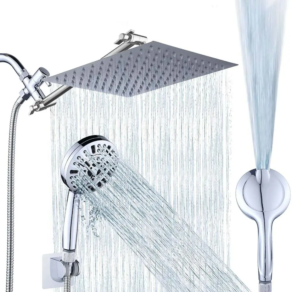 1set(3pcs) High Pressure Spray Handheld Shower Head Set Jet Spray Mode Multiple Water Modes 9 Function Shower Head
1set(3pcs) High Pressure Spray Handheld Shower Head Set Jet Spray Mode Multiple Water Modes 9 Function Shower Head
