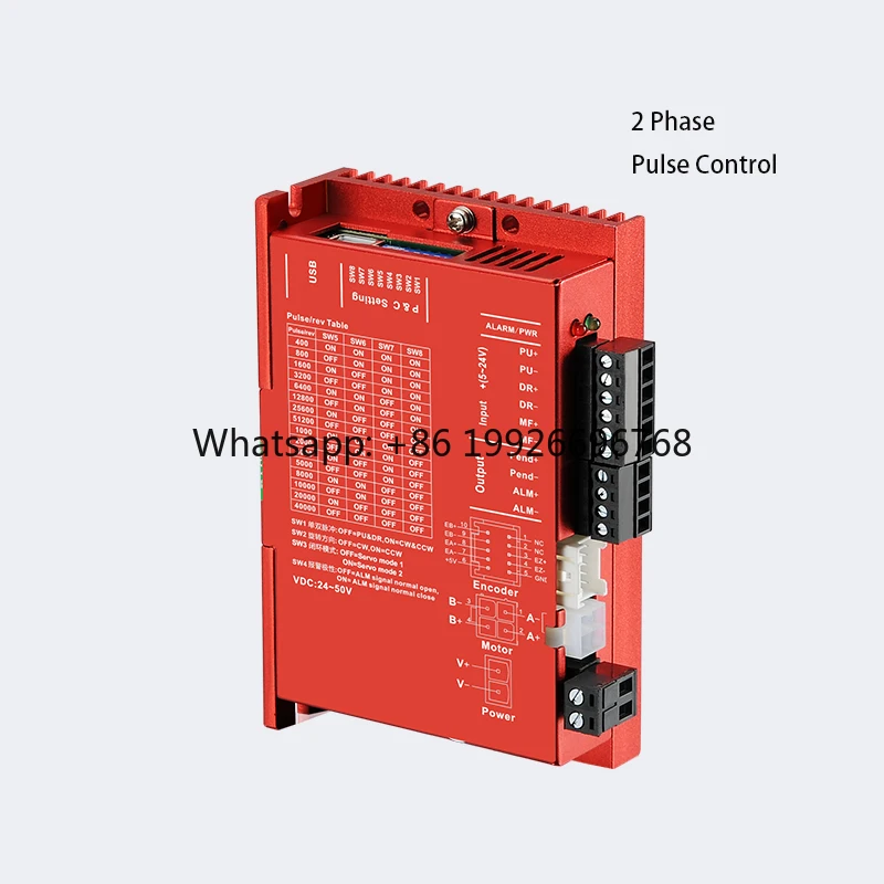 PrimoPal Close Loop Stepper Motor Driver Pulse Control Support Display off Line 24V 50V 2 Phase Hybrid Stepper Motor Controller
PrimoPal Close Loop Stepper Motor Driver Pulse Control Support Display off Line 24V 50V 2 Phase Hybrid Stepper Motor Controller