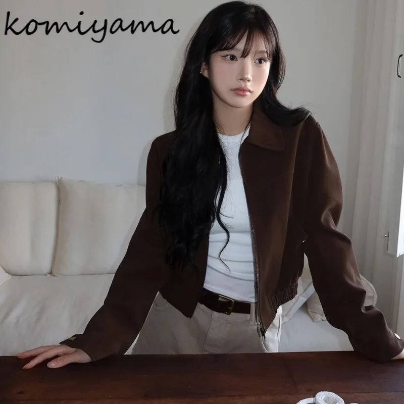 Turn Down Collar Outerwears Zipper Abrigos Invierno Women 2025 Jacket L;ong Sleeve Chaquetas Mujer Vintage All-match Jackets
Turn Down Collar Outerwears Zipper Abrigos Invierno Women 2025 Jacket L;ong Sleeve Chaquetas Mujer Vintage All-match Jackets