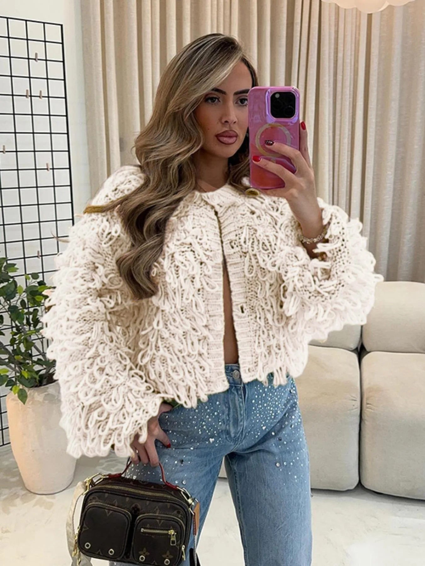 Tassel Detail Knit Cardigan Coat Women Long Sleeve Single Breasted Solid Color Street Outerwear Fall Winter Cozy Coatigan
Tassel Detail Knit Cardigan Coat Women Long Sleeve Single Breasted Solid Color Street Outerwear Fall Winter Cozy Coatigan