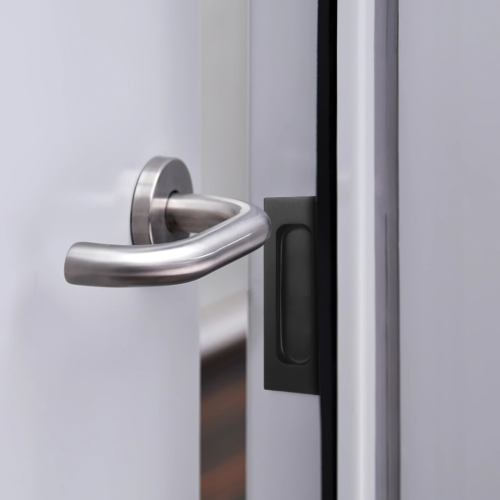 2 pcs Black Cabinet Handles 120x40mm Recessed Pulls for Cupboards Wardrobes Dressing Tables Stainless Hidden Finger
2 pcs Black Cabinet Handles 120x40mm Recessed Pulls for Cupboards Wardrobes Dressing Tables Stainless Hidden Finger