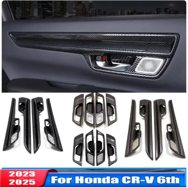 4 PCS ABS plastic Carbon Interior Car inner door Bowl protector frame Cover Trim Car Accessories For Honda CRV CR-V 2023-2025
4 PCS ABS plastic Carbon Interior Car inner door Bowl protector frame Cover Trim Car Accessories For Honda CRV CR-V 2023-2025
