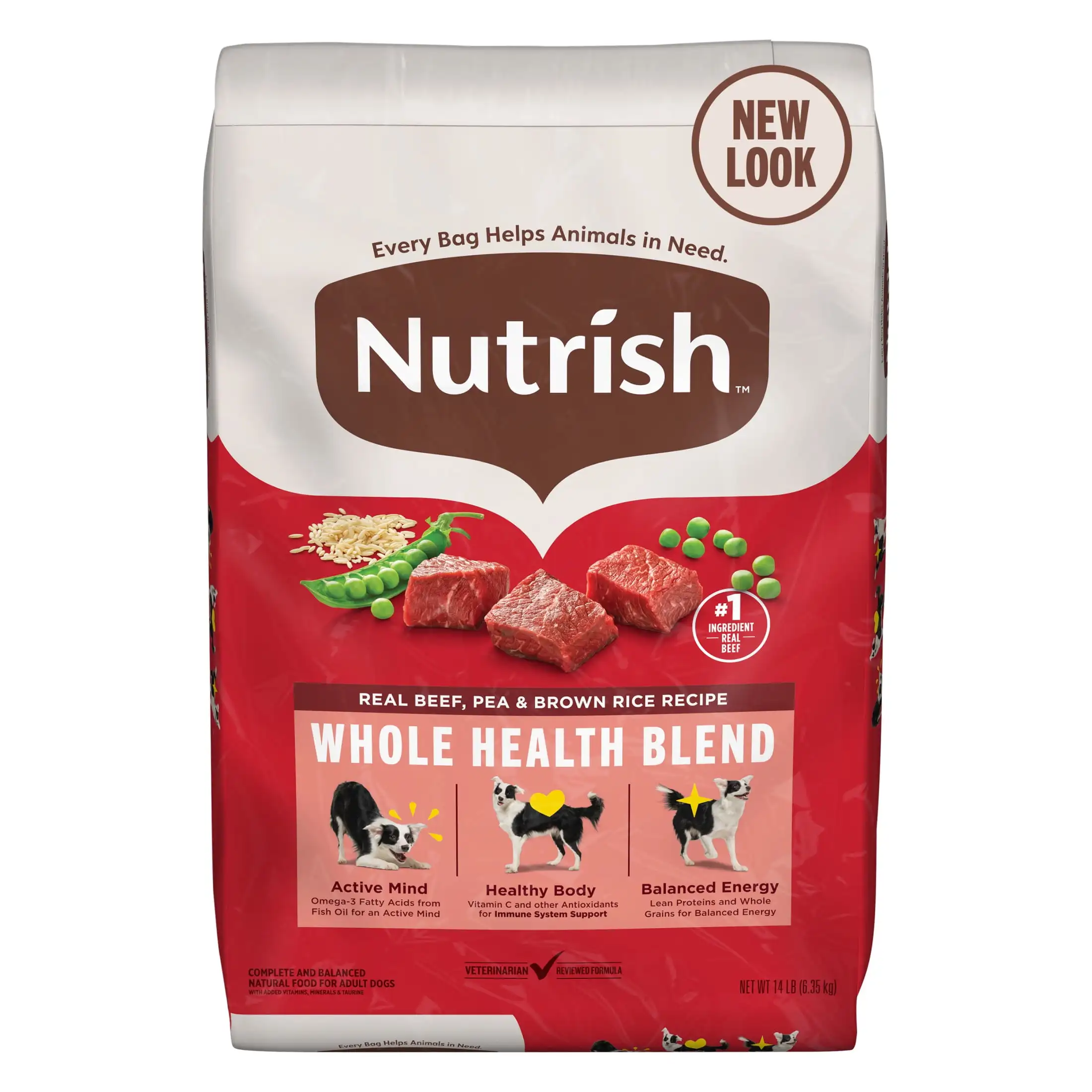 Real Beef, Pea & Brown Rice Recipe Whole Health Blend Dry Dog Food, 14 lb. Bag (Rachael Ray)
Real Beef, Pea & Brown Rice Recipe Whole Health Blend Dry Dog Food, 14 lb. Bag (Rachael Ray)