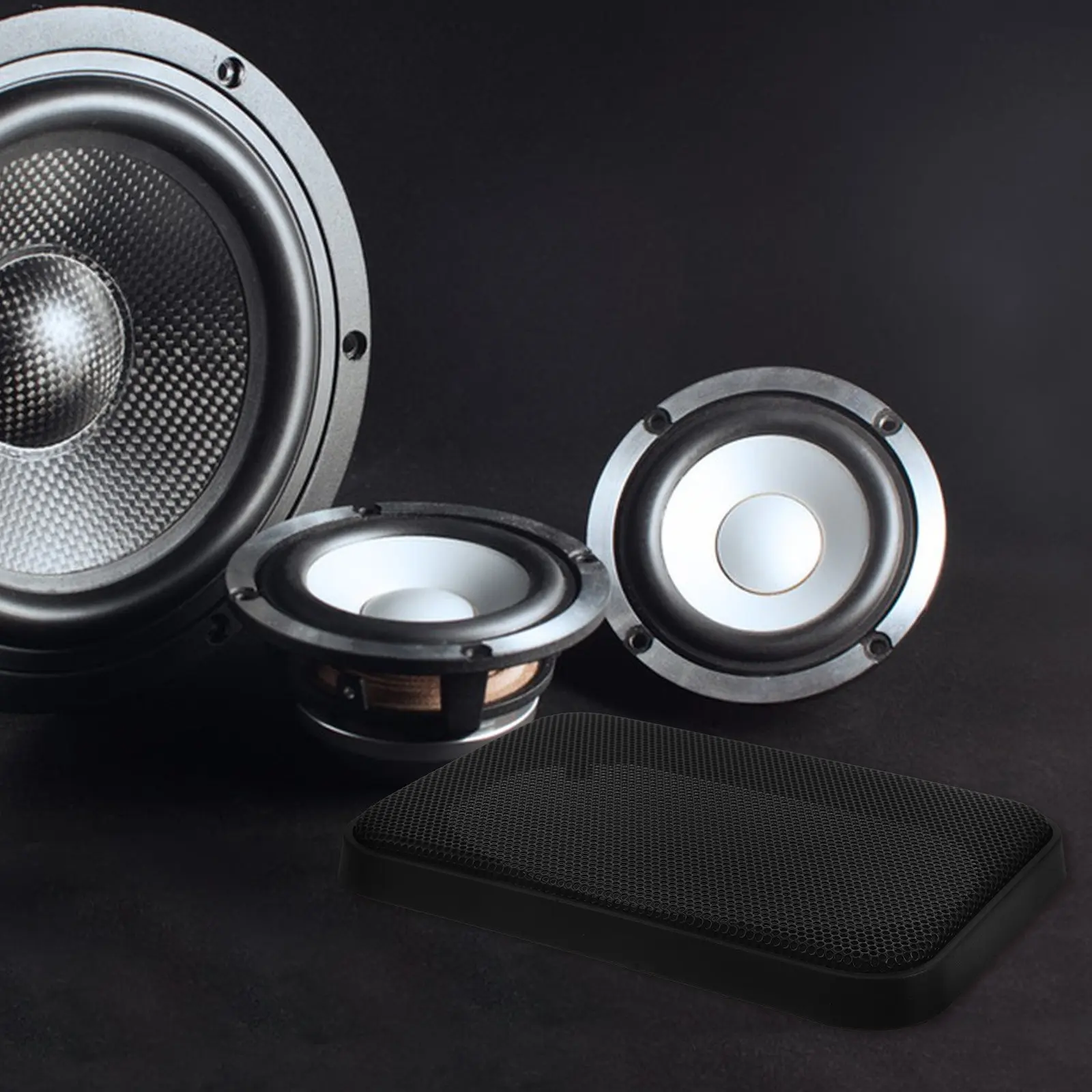 2 шт. черные защитные решетки для динамиков 6.37x4.44'' круглые сетчатые защитные колпаки для вуферов с вентиляционными отверстиями, пылезащитные чехлы для автомобильной аудиосистемы
2 шт. черные защитные решетки для динамиков 6.37x4.44'' круглые сетчатые защитные колпаки для вуферов с вентиляционными отверстиями, пылезащитные чехлы для автомобильной аудиосистемы