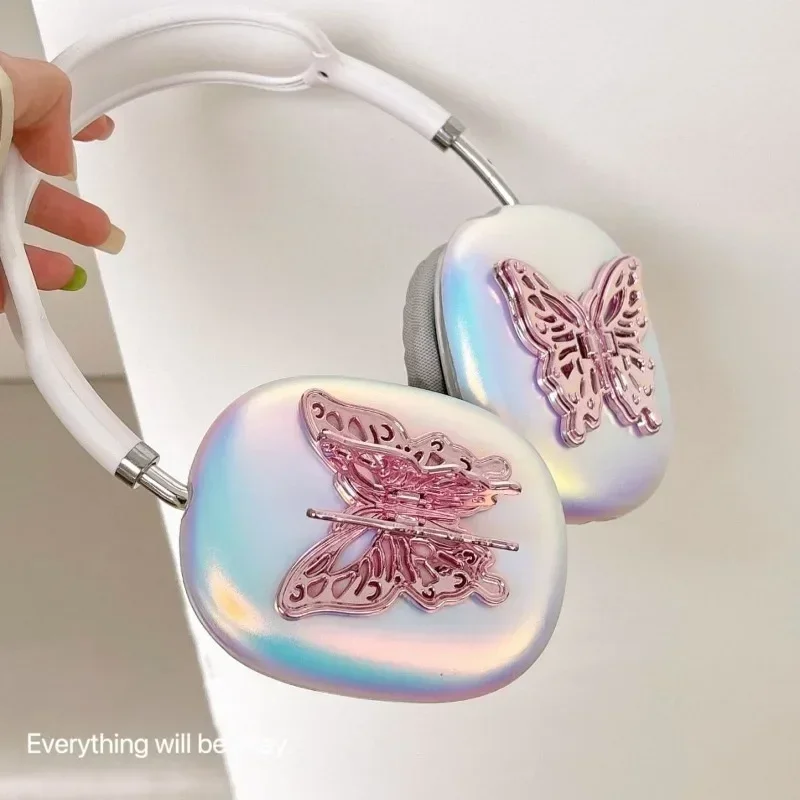 Airpods Max Case Laser Dazzling 3D Pink Butterfly IND Headphone Protector Custom Niche Headphone Case Artisan Personalized Gifts
Airpods Max Case Laser Dazzling 3D Pink Butterfly IND Headphone Protector Custom Niche Headphone Case Artisan Personalized Gifts