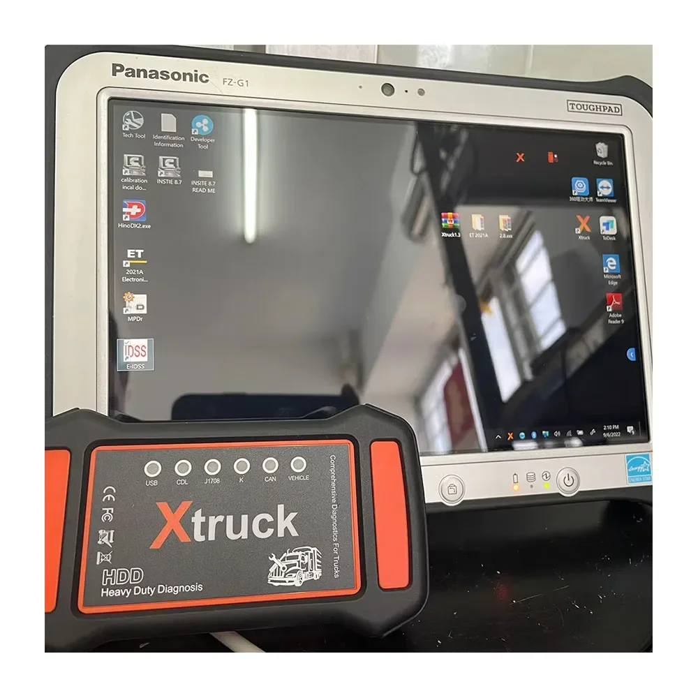 Multi-Brand HD Truck Diagnostic Tool Kit+FZ-G1 Tablet Multi-system DATA LINK Heavy Duty Commercial Vehicles Truck Diagnosis Kit
Multi-Brand HD Truck Diagnostic Tool Kit+FZ-G1 Tablet Multi-system DATA LINK Heavy Duty Commercial Vehicles Truck Diagnosis Kit