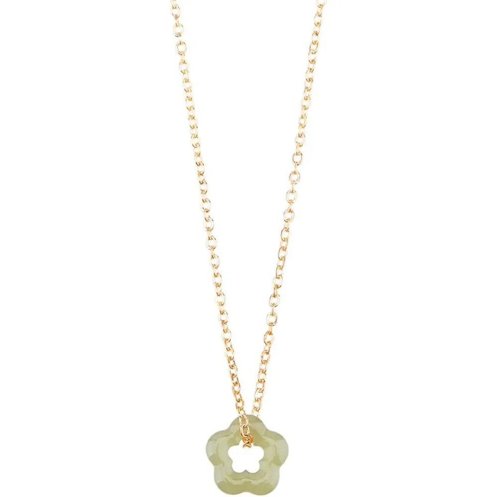 1 шт. ожерелье изысканный зеленый цветочный кулон звезда пончик цветок ожерелье с регулируемым 50 см
1 шт. ожерелье изысканный зеленый цветочный кулон звезда пончик цветок ожерелье с регулируемым 50 см